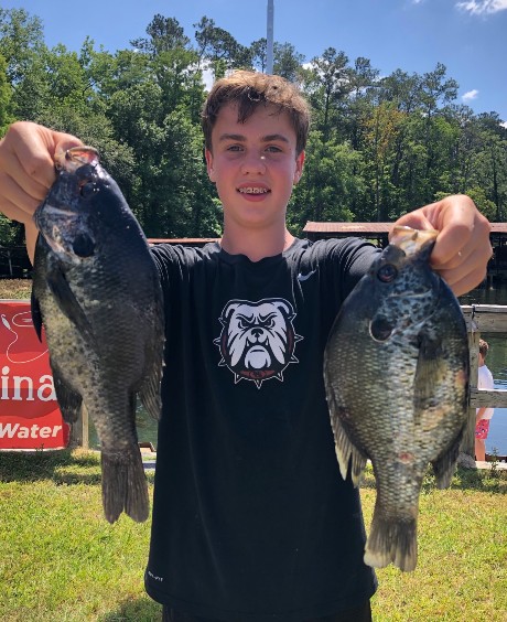 Shellcracker fishing in lake seminole