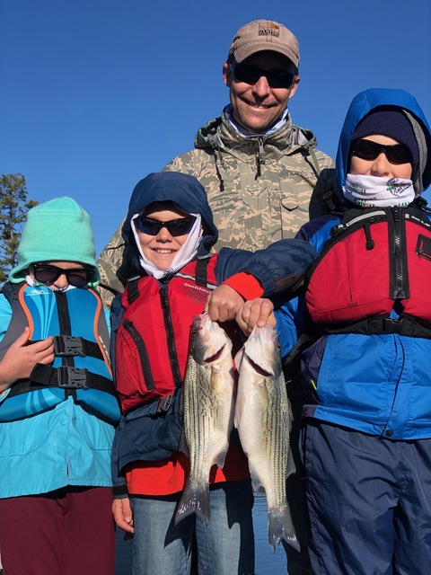 Bass fishing on Lake Seminole