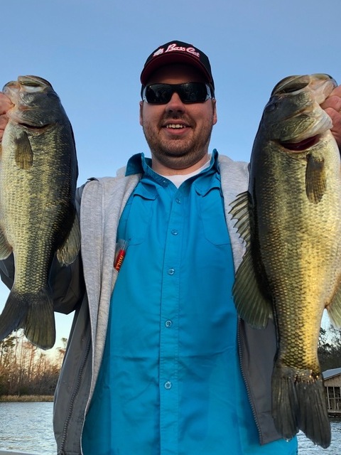 Bass fishing on Lake Seminole