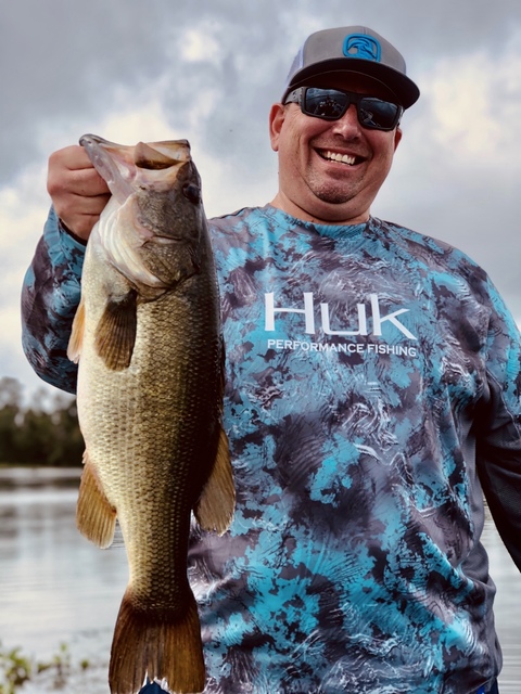 Bass fishing in Lake Seminole