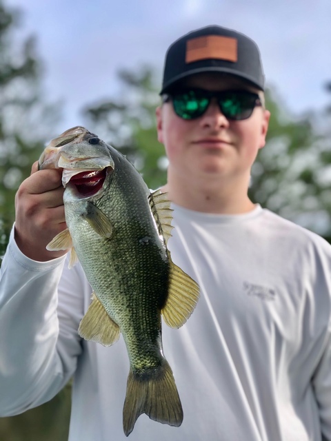 Bass fishing on Lake Seminole