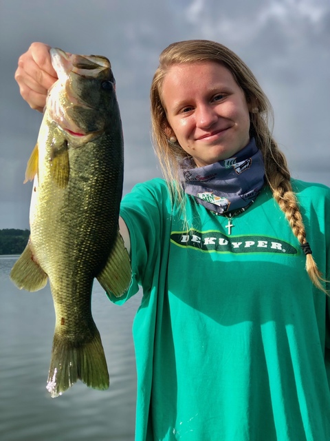 Bass fishing on Lake Seminole