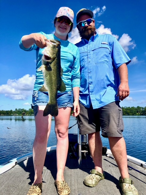 Bass fishing on Lake Seminole