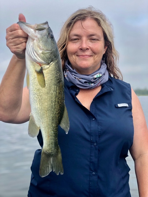 Bass fishing on Lake Seminole