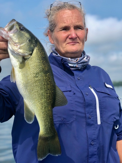 Bass fishing on Lake Seminole