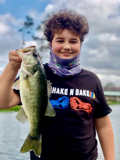 Bass fishing on Lake Seminole