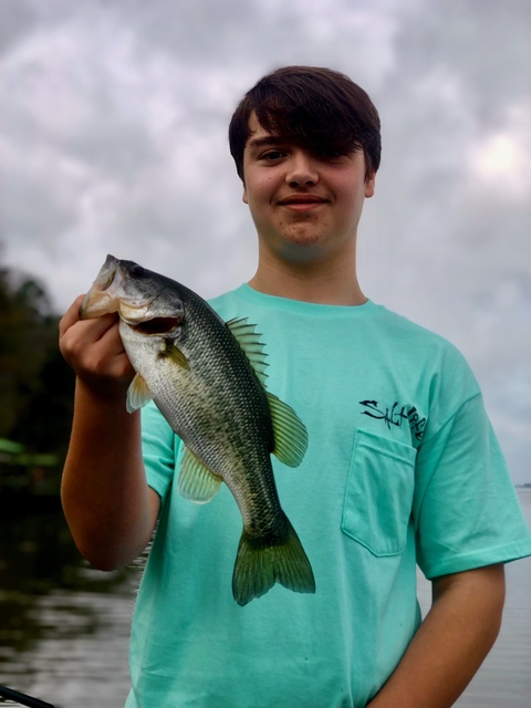 Bass fishing on Lake Seminole