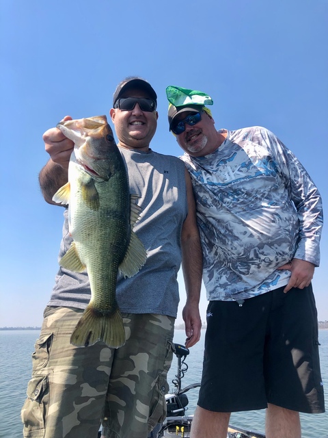 Bass fishing in Lake Seminole