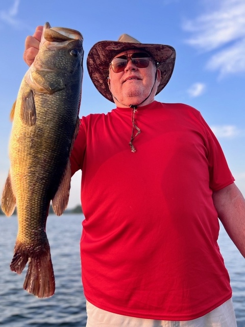 Bass fishing Lake Seminole