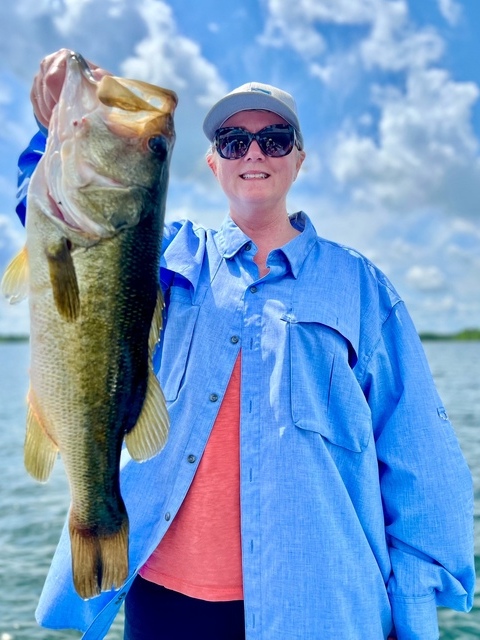 Bass fishing Lake Seminole