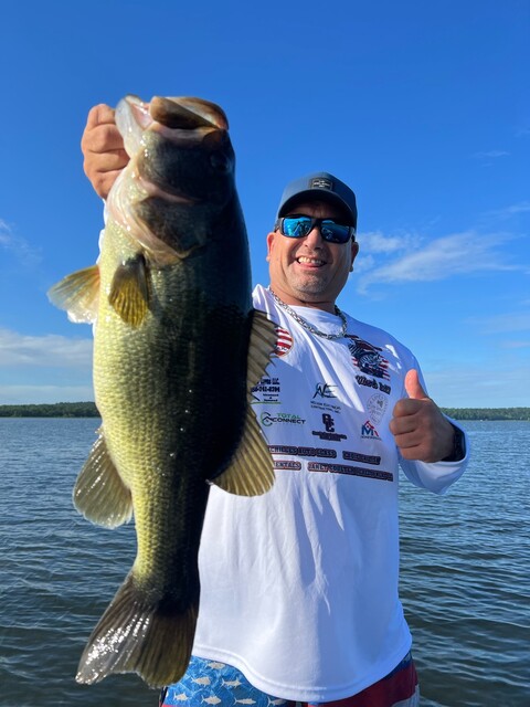 Bass fishing in Lake Seminole