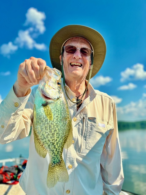 Crappie fishing in Lake Seminole