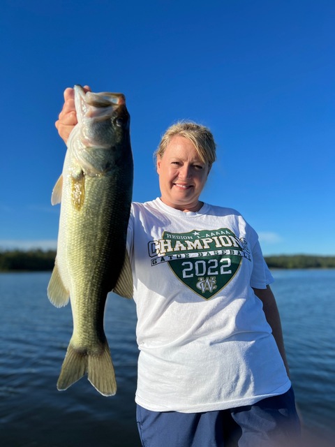 Bass fishing on Lake Seminole