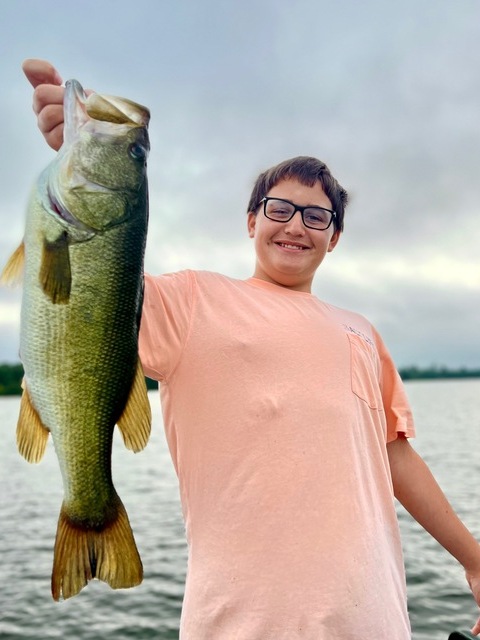 Bass fishing on Lake Seminole