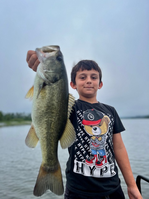 Bass fishing on Lake Seminole