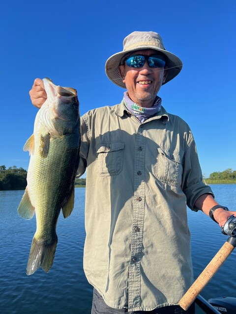 Bass Fishing in Lake Seminole