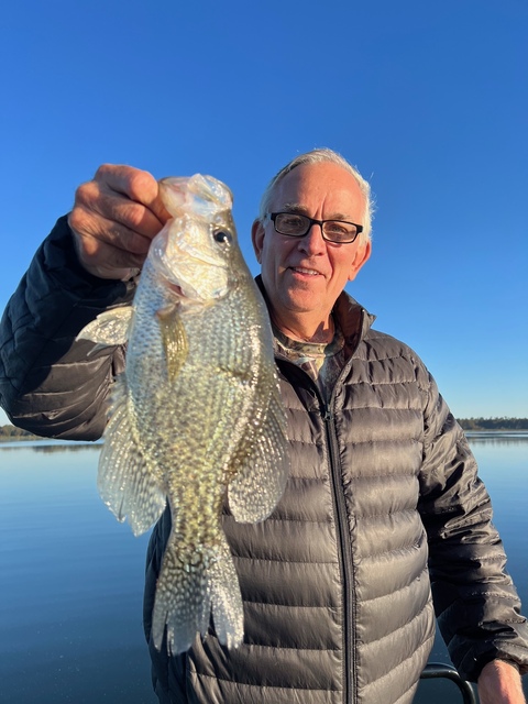 Crappie fishing on Lake Seminole