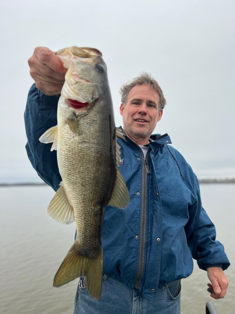 Bass fishing on Lake Seminole