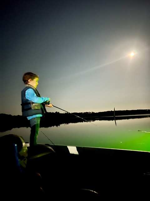 Night Fishing in Lake Seminole