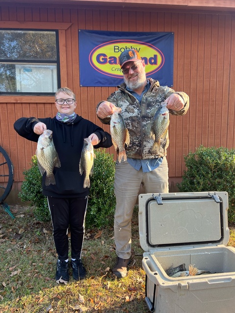 Crappie Fishng in Lake Seminole